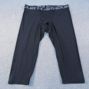Under Armour HG Armour 2.0 3/4 Compression Leggings – Size 3XL – Black HeatGear